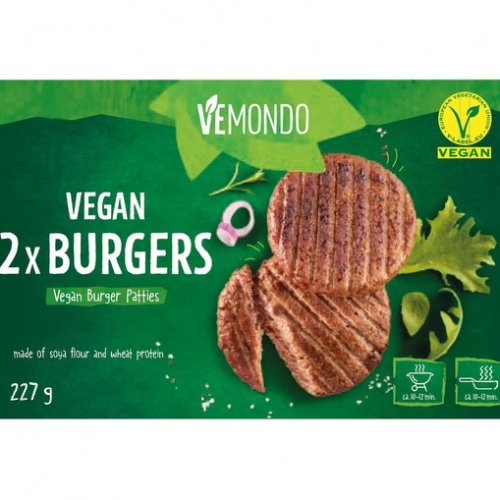 Vemondo Vegán burgerpogácsa 227 g 0.227 kilogramm | Cashmap.hu: akciók,  árösszehasonlítás, bevásárlólista
