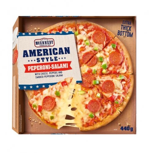Mcennedy Pepperoni szalámis pizza 440 g 0.44 kilogramm | Cashmap.hu:  akciók, árösszehasonlítás, bevásárlólista