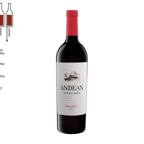 Andean Vineyards Malbec 2022 száraz vörösbor 12,5% 0,75 L 0.75 liter |  Cashmap.hu: akciók, árösszehasonlítás, bevásárlólista
