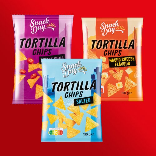 Snack Day édes-chilis Tortilla Chips | akciók, kilogramm árösszehasonlítás, 150 g Cashmap.hu: bevásárlólista 0.15