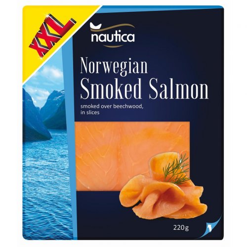Nautica XXL Norvég lazacfilé füstölt, szeletelt, sózott 220 g 0.22  kilogramm | Cashmap.hu: akciók, árösszehasonlítás, bevásárlólista