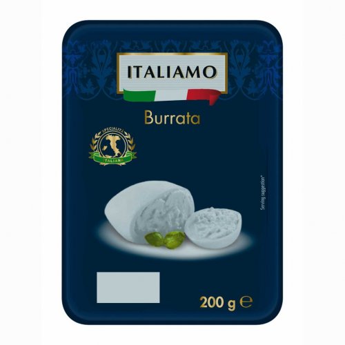 Italiamo Burrata Zsírdús, lágy, hevített-gyúrt tejszínes sajt 200 g 0.2  kilogramm | Cashmap.hu: akciók, árösszehasonlítás, bevásárlólista