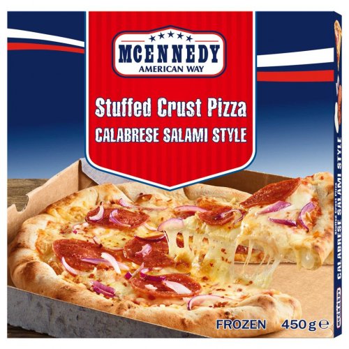 sajttal, alapon, Crust akciók, sajttal pizza töltött Cashmap.hu: Mcennedy mozzarella Stuffed Elősütött szalámival széllel, kilogramm árösszehasonlítás, 0.45 bevásárlólista lilahagymával | és 450 g